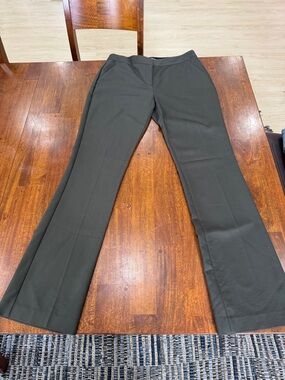 Express “Columnist” Olive Dress Pants - Classic Straight Fit